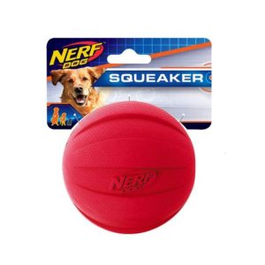 Pelota Nerf Dog Squeaker Ball Red