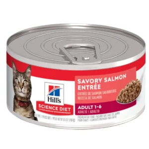 Comida Húmeda Para Gato Hills Savory Salmón – 5.5 Oz