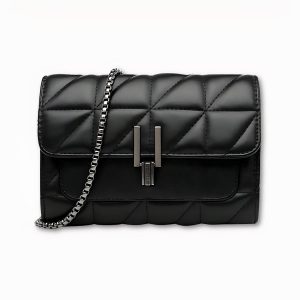 Elegante bolso bandolera con cadena