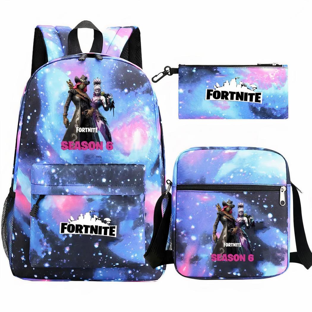 Set de mochila Fortnite Galaxy de 3 piezas – mochila, bandolera y estuche - Imagen 7