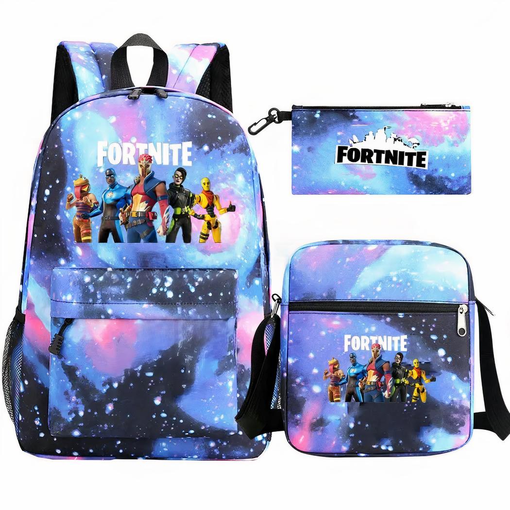 Set de mochila Fortnite Galaxy de 3 piezas – mochila, bandolera y estuche - Imagen 6
