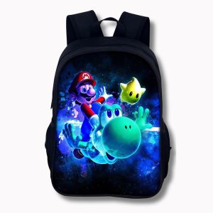 Mochila de primaria Mario y Yoshi
