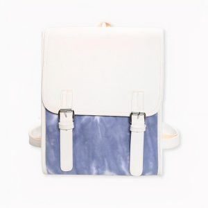 Mochila grande de polipiel para mujer