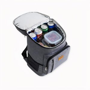 Mochila aislante grande gris