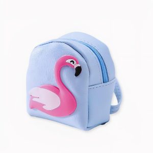 Mini mochila de flamencos rosas para mujer