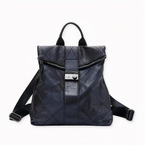 Mochila femenina de polipiel con función antirrobo