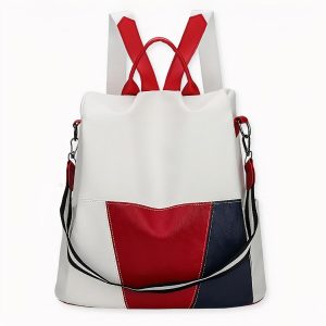 Mochila tricolor de lujo para mujer