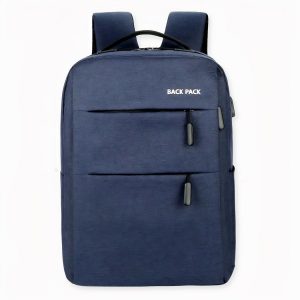 Mochila multibolsillos para ordenador gris