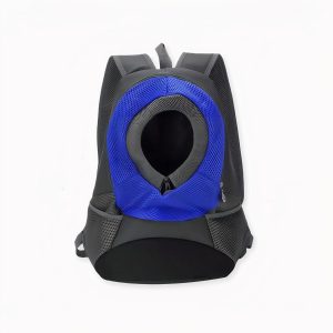 Mochila de malla transpirable para gatos con orificio