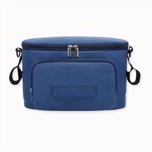 Bolso cambiador para cochecito con bolsillo dispensador de toallitas