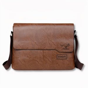 Maletín bandolera de hombre en polipiel