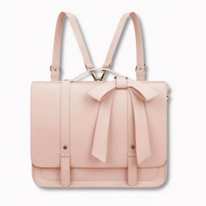 Mochila satchel de mujer con lazo