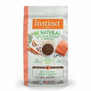 ALIMENTO PARA PERRO INSTINCT BE NATURAL SALMON & BROWN RICE DOG 24LB