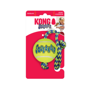 Kong squeak air pelota con cuerda