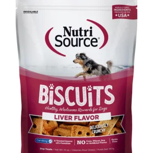 NUTRI SOURCE BISCUIT LIVER GRAIN FREE