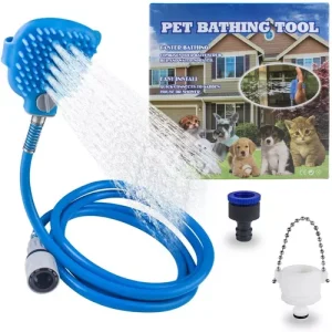 MANGUERA CON CEPILLO PARA BAÑO