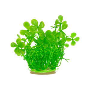 Planta artificial frondosa para acuario. 10cm
