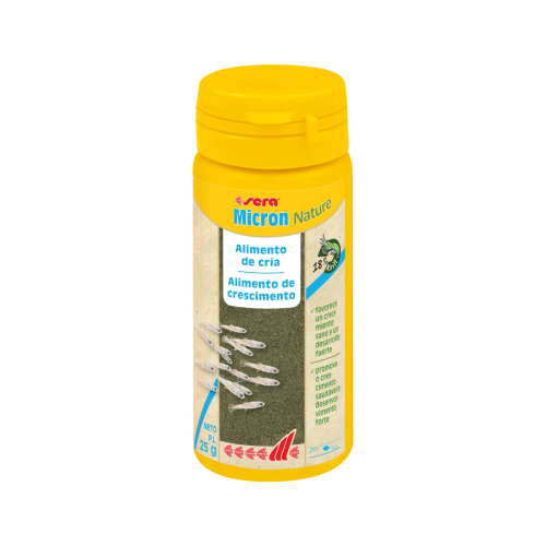 Alimento para peces alevines. Sera Micron Nature 25g