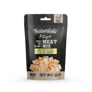 NATURALISTIC MEATMIX POLLO CON GOJI BERRY & PATO CON CRANBERRY 100GR