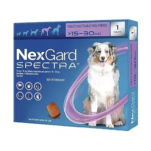 Nexgard Spectra para perros de 15 a 30 Kg