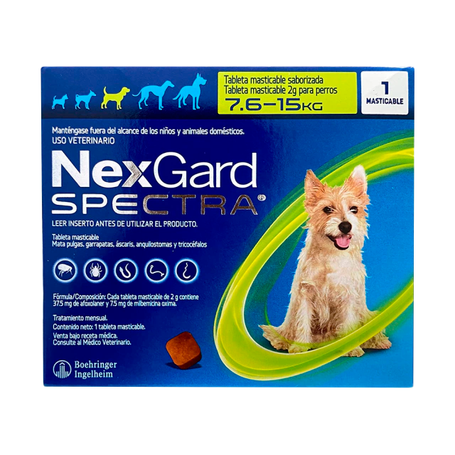 NEXGARD SPECTRA M 7.6 – 15 KG.