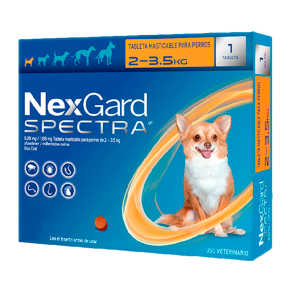 NEXGARD SPECTRA XS 2 – 3.5 KG.