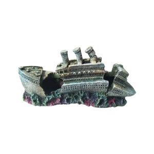 Barco Titanic. Decoración para acuario