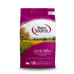 CONCENTRADO NUTRI SOURCE CAT KITTEN CHICKEN & RICE FORMULA 6.6LB, 16LB.