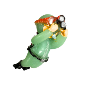 Niño buzo flotante. Decoración para acuario