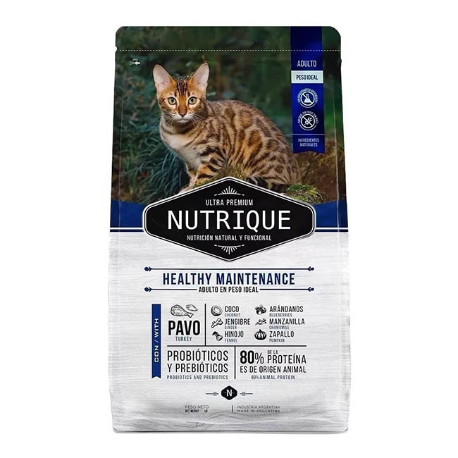 Nutrique Healthy Maintenance para Gato Jóven Adulto | 2 y 7,5 kg