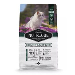 Nutrique Control de Peso para Gato Jóven Adulto Esterilizado | 2 y 7, 5 kg