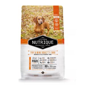 Nutrique Toy & Mini Adult 7+ para Perro Adulto Pequeño | 3 kg