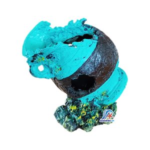 Anfora rota. Decoración para acuario