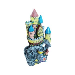 Castillo de 4 picos. Decoración para acuario