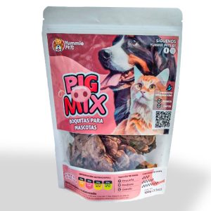 PREMIO PARA PERROS Y GATOS CHIPS PIG MIX 100 GR