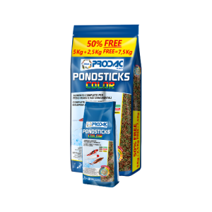 Alimento bastones para carpas. Prodac Pondsticks Color 7,5kg