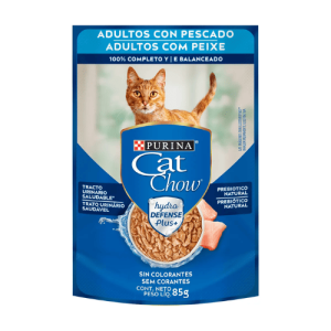 Pouch Cat Chow Pescado para Gato Adulto | 85 gr
