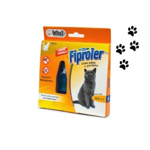 Pipeta Fiproler -ANTIPULGAS Y GARRAPATAS-GATOS-