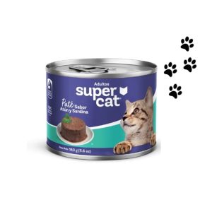 PATÉ SUPERCAT sabor a atún y sardina -ADULTOS- 160g