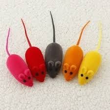 JUGUETE RATITA PARA GATO CON CHIFLE