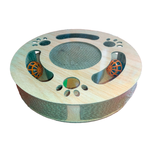 Rascador Redondo de Huellitas