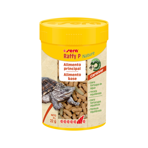 Alimento para tortugas acuáticas. Sera Raffy P 22g
