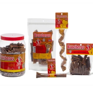 Rancheros – Rollitos de carne deshidratada para perros