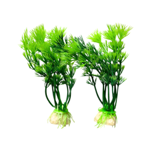 Planta artificial para acuario. 10cm x 2 unidades