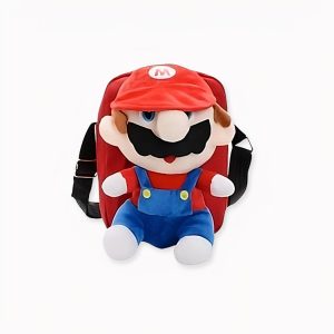 Bolso bandolera de felpa de Mario Bros para niños