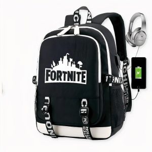 Mochila Fortnite con cargador USB