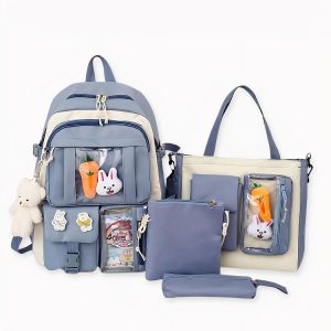 Mochila multibolsillos para chicas adolescentes