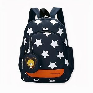 Mochila con colgante de oso