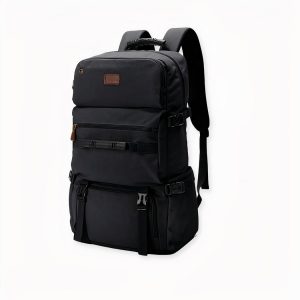 Mochila de viaje de lona de estilo militar