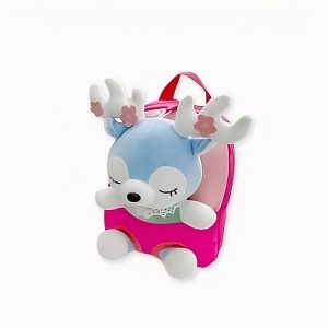 Mochila escolar de felpa para niños